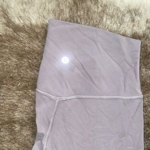 Grey/ash purple lululemon leggings aligns full lengths NWOT lunar rock